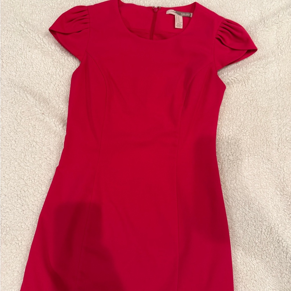 Forever 21 Vibrant Pink Mini Dress